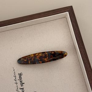 도매 아세테이트 머리핀 사용자 정의 로고 이름 프랑스 오리 헤어 클립 여성 헤어 핀 액세서리 여성 - Product Image 6