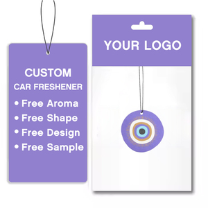 Bán Buôn Tùy Chỉnh Thiết Kế Giấy Xe Làm Mát Không Khí Mùi Khác Nhau Tùy Chỉnh Treo Làm Mát Không Khí Xe Với Logo - Product Image 5