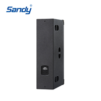 Sandy Pro Audio PRO6.5, haut-parleur passif à large bande de fréquences, double 15 pouces, haute puissance, en bois, équipement sonore