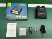 Binoculares de Visión Nocturna Digital con Zoom 8X DT29, Telescopio Infrarrojo con Cámara para Entusiastas del Aire Libre, Regalos para Hombres Adultos