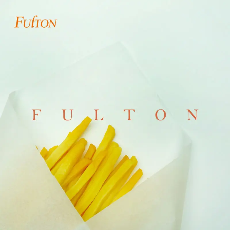Fultonเยื่อไม้วัสดุและห่ออาหารหนังสือพิมพ์พิมพ์อาหารน้ำมันGreaseproofกระดาษขี้ผึ้ง