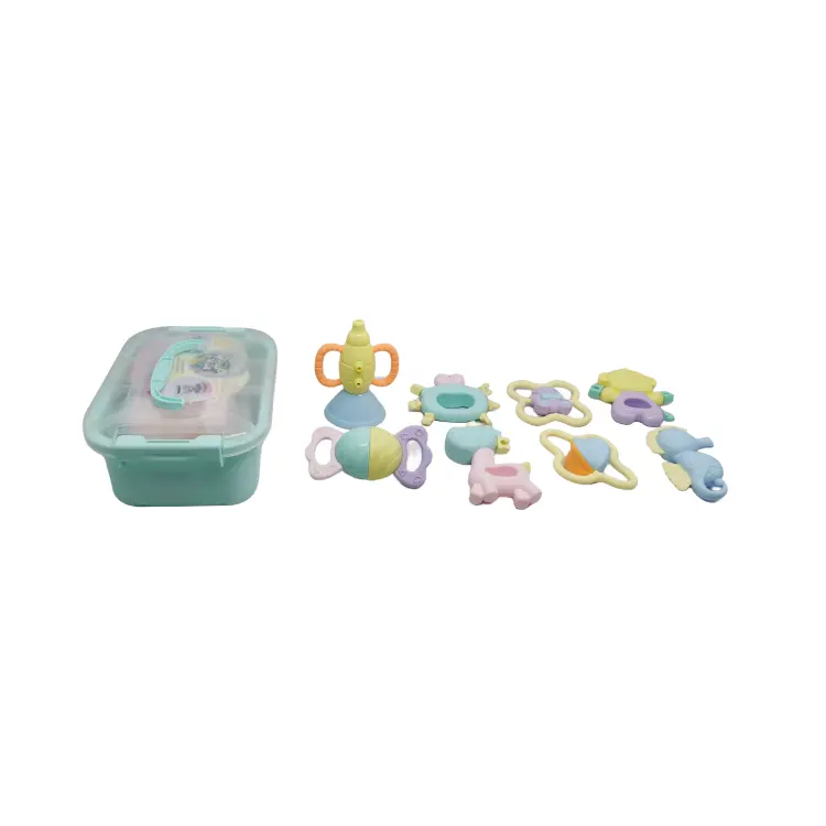 Nueva tendencia Bpa Free Baby Toys 0-3 meses bebé sonajero juguetes Baby Teether