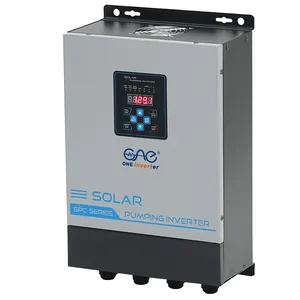 5.5KW Pompa Solare Inverter Triple-Phas di Fabbrica Più Basso tensione di funzionamento 150V Monofase Off grid Esterno con inverter Pompa solare