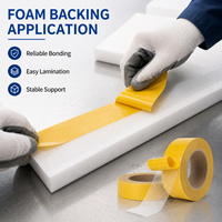 Ruban adhésif double face en maille de qualité supérieure, forte adhérence, ruban en fibre de verre pour l'application de joints de porte en EPDM
