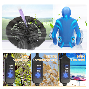 2022 Custom <strong>Summer</strong> <strong>Men</strong> Uv Soft protection Proof 5v Unisex Sun-protective Hiking Fishing Quick Dry Long Cooling <strong>Jacket</strong> With Fan - Product Image 5