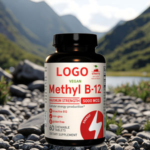Integratore Alimentare di Vitamina <span class=keywords><strong>B12</strong></span> Metilica 5000mcg in Compresse, Produzione Energetica Cellulare, Marchio OEM/Private Label Wrightlife - Product Image 2