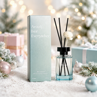 Diffuseur à bâtonnets parfumés longue durée, couverture de 30 mètres carrés, une bouteille dure des mois, parfum naturel sans composants synthétiques