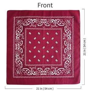 Premium <b>Bandana</b> Custom 100% Cotton Paisley Head Scarf With Logo Printing Custom <b>Design</b> Wholesale Bulk Fashion Accessory - Product Image 3