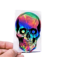 Custom Zelfklevende Waterdicht Logo Label Vinyl Die Cut Holografische Sticker Afdrukken