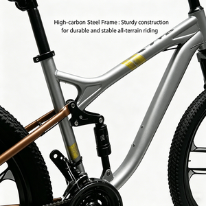 Vélo léger pour adultes, idéal pour les résidents d'appartements, avec roues de 24 ou 26 pouces et crochet de suspension pour rangement mural dans les petits espaces - Product Image 2