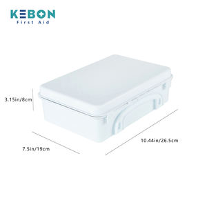 Botiquín de primeros auxilios de emergencia médica de plástico PP Popular de EE. UU. Caja DE EMERGENCIA Estuche rígido montado en la pared Excede la bolsa de las pautas OSHA y ANSI - Product Image 3