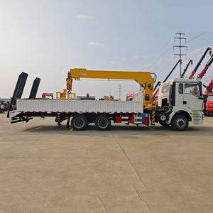 Shacman Delong เครนติดตั้งบนรถบูมแบบแท่น6X4 18เมตรสำหรับการขนส่งก่อสร้าง - Product Image 4