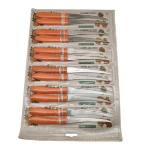 Juego de cuchillos para carne y <span class=keywords><strong>chef</strong></span> al por mayor de fábrica de acero inoxidable con mango de PP para cortar carne - Product Image 1