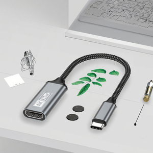 Adaptateur USB Type C vers <span class=keywords><strong>HDMI</strong></span> 4K 30Hz OEM, câble convertisseur USB C vers <span class=keywords><strong>HDMI</strong></span> avec PVC pour <span class=keywords><strong>Galaxy</strong></span> <span class=keywords><strong>S8</strong></span> S9 Note 8, mâle vers femelle - Product Image 3