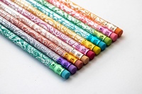 Film de transfert thermique effaçable de 7,5 pouces, crayons de couleur macaron 10 couleurs, gomme, crayons de couleur pour artistes, crayons de couleur pour enfants, Lapis De Cor