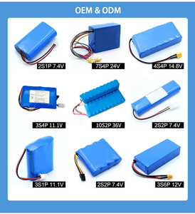 カスタムリチウムイオン18650円筒電池3.7V-14.8V範囲1C-10Ah 3S-4S2P 4400mAh-9000mAh容量 - Product Image 2