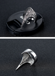 Anillo Punk de águila para hombre, anillo de <span class=keywords><strong>la</strong></span> orden de las águilas - Product Image 6
