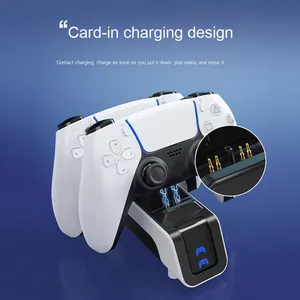 Jemdo Elite Phiên Bản Kép Xử Lý Sạc Đứng Cho Sony Cho PlayStation 5 (PS5) Điều Kiện Mới Jemdo Điều Khiển Trò Chơi Phụ Kiện - Product Image 3