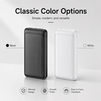 Chargeur Cadeau d'Affaires 10000 mAh, Batterie Externe Portable 10000 mAh avec Logo Personnalisé pour Commandes en Gros en Usine