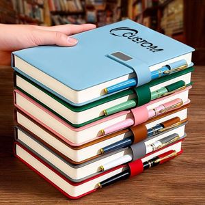 สมุดบันทึกที่อยู่แบบสันห่วงหนังสือปกแข็ง A3 พร้อมฝาปิดแม่เหล็ก 80 แผ่น สำหรับใช้ในงานส่งเสริมการขาย AF - Product Image 1