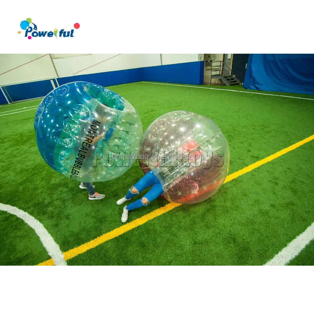 bubble ball for adults Adult Tpu Pvc Body Zorb Bumper Ball Suit Inflatable Bubble Football water running ball