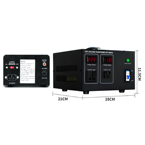 Transformateur de puissance toroïdal monophasé 110V vers 220V vers 110V à enroulement en aluminium pour conversion de tension d'adaptateur CA - Product Image 3