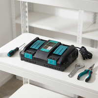 VICTPOWER Baterai Lithium Ion 18V 4.0Ah untuk Peralatan Listrik dengan Pengisi Daya Ganda Bersertifikasi CE/FCC/RoHS 800 Siklus -20C hingga 60C