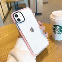 Funda Protectora Transparente de TPU Beiman para Móvil, con Ranura para Tarjetas, Grosor de 1.2mm, para Modelos 11/12/13 Pro, Venta al Por Mayor, Muestra Gratis