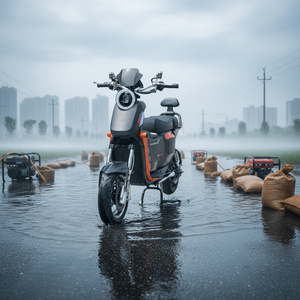 Diseño Práctico, Directo de Fábrica, Motocicleta Eléctrica con Motor sin Escobillas de 5000W, Batería de 72V de Larga Duración <span class=keywords><strong>para</strong></span> Entrega Comercial de Última Milla - Product Image 1