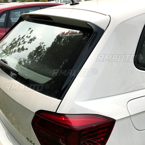 สปอยเลอร์ข้างกระจกหลังรถยนต์สีดำเงา 2 ชิ้น สำหรับ Volkswagen Polo MK6 2019+ อุปกรณ์ตกแต่งรถยนต์ - Product Image 2