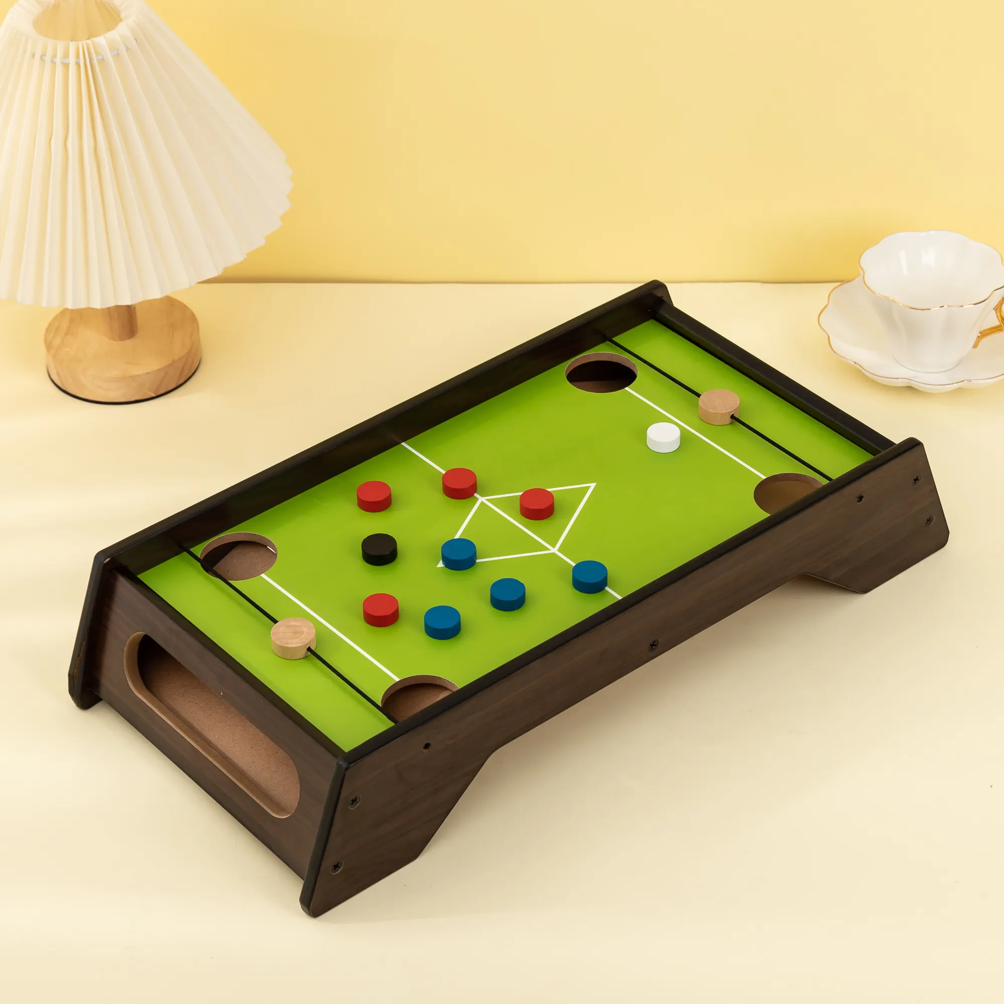 UDEAS Meilleure vente de jouets montessori jeu de billard en bois avec boules jouets