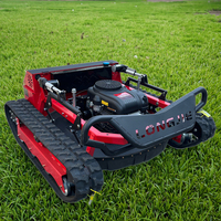 Robot tondeuse tout-terrain télécommandé MDE Off-road Tank 608-90A, moteur 4 temps, portée 200 m, zéro virage