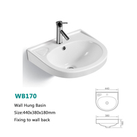 Mini Lavabo Mural de Balcon pour Petits Espaces, Vasque Compacte Suspendue