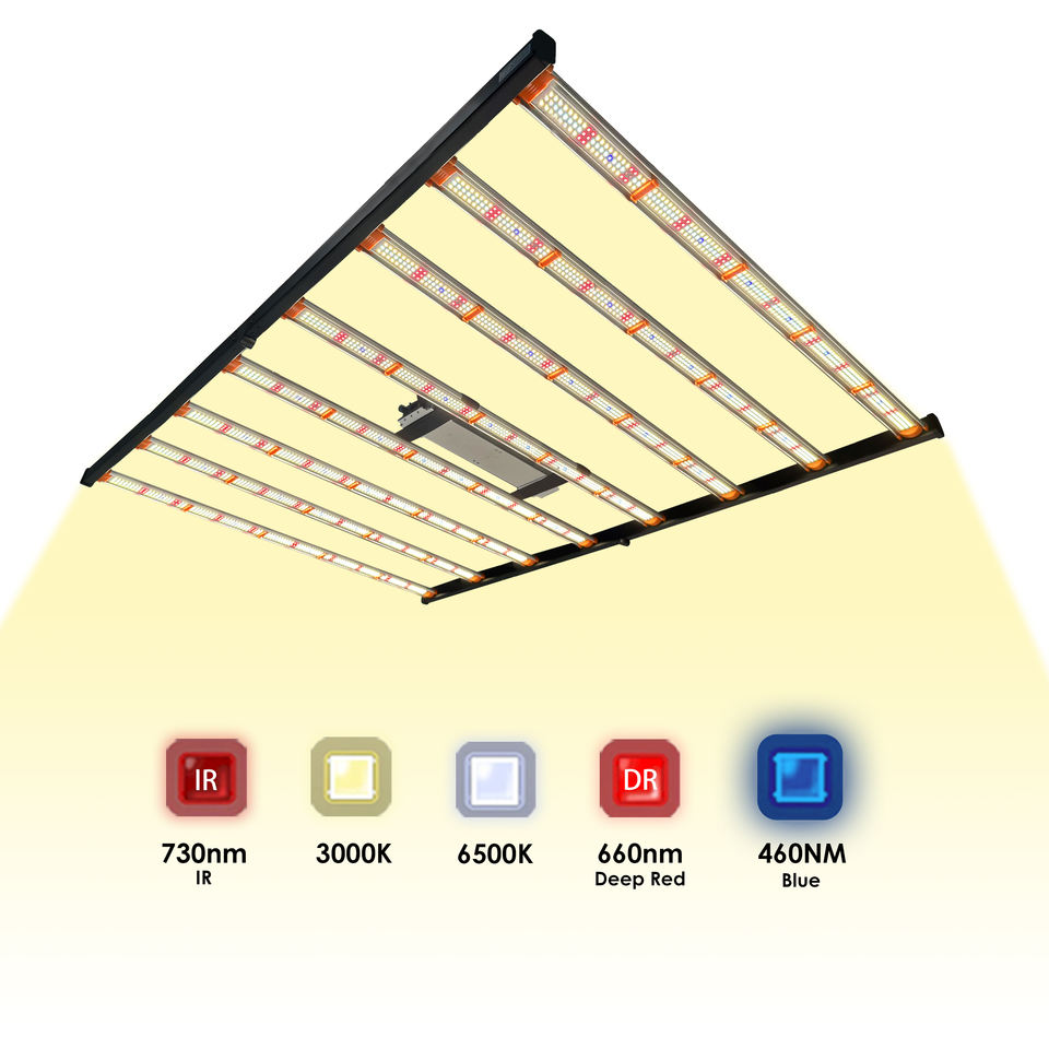 800W Redfarm LED Grow Light - Full Spectrum for Greenhouse