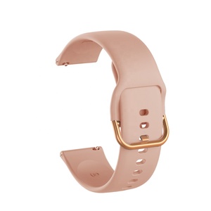 Correa de silicona de 20mm para Samsung Galaxy Watch 4 Classic 46mm 42mm Watch4 40/<span class=keywords><strong>44mm</strong></span> Active <span class=keywords><strong>2</strong></span> S2 correa de pulsera para Huami <span class=keywords><strong>Amazfit</strong></span> Bip - Product Image 2
