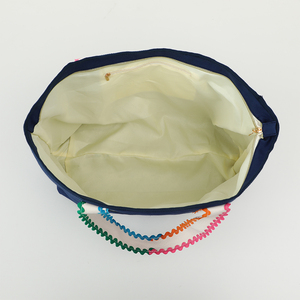 Cá nhân hoá biểu tượng tùy chỉnh vải bông Tote Túi của phụ nữ thiết kế túi xách DUFFEL TRIM phụ nữ Vai Túi thời trang túi bãi biển - Product Image 6