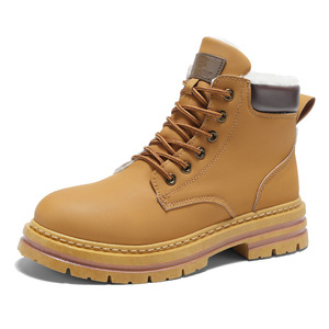 Winter Autumn Mens Ankle <strong>Bootie</strong> Cotton <strong>Shoes</strong> Workwear Boots Waterproof Anti Slip Oversized PVC Versatile Sports Board <strong>Shoes</strong> - Product Image 5
