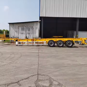 Remolque de Plataforma Plana de 2, 3 o 4 Ejes, Semirremolque de Plataforma Plana de 20 o 40 Pies, Semirremolque Usado de 3 Ejes y 15 Pies - Product Image 6