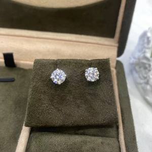 Boucles <span class=keywords><strong>d</strong></span>'oreilles en <span class=keywords><strong>diamant</strong></span> de laboratoire créé IGI VVS personnalisées, <span class=keywords><strong>or</strong></span> massif 10K 14K 18K, argent 925, boucles <span class=keywords><strong>d</strong></span>'oreilles en <span class=keywords><strong>diamant</strong></span> CVD pour homme et femme - Product Image 4