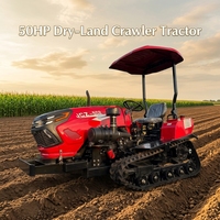 Getriebegetriebener 50-PS-Raupentraktor mit HUAYUAN LAIDONG Motor, Dreipunktanbau, Multifunktionale Trockenland-Landwirtschafts- und Kultivierungsmaschine