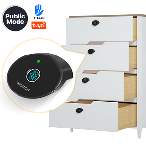 Tediton sécurité moderne bureau fichier tiroir chambre chevet placard sans clé sans fil Smart Cabinet serrure avec empreinte digitale - Product Image 2