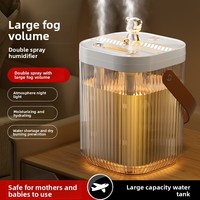 Pelembap Udara Semprot Senyap Lintas Batas untuk Rumah, Kamar Tidur, Asrama, Ukuran Kecil 1.0-2.5L, Bertenaga USB, Dilengkapi Proteksi Mati Listrik, Cocok