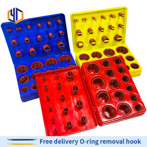 Kit de joints toriques <span class=keywords><strong>Michu</strong></span> 382 pièces en silicone, 30 tailles, joints en caoutchouc de haute qualité pour la réparation d'excavatrices, dans une boîte scellée - Product Image 6