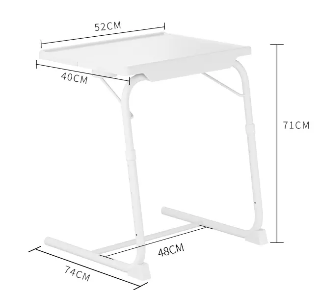 Mobilier scolaire Table d'ordinateur pliante pour salle de classe Porte-gobelet Bureau d'ordinateur pour les étudiants