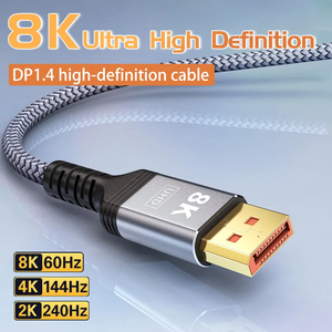 สาย Display Port 1.4 <span class=keywords><strong>ราคา</strong></span>พิเศษ ขายส่งแบบคละ สาย DP to DP ความเร็วสูง <span class=keywords><strong>8K</strong></span> 60Hz 4K 144Hz 2K 240Hz สำหรับ PC แล็ปท็อป <span class=keywords><strong>จอ</strong></span>ภาพ - Product Image 5