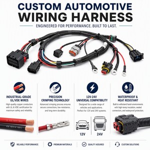 Harness Kabel Lampu LED Otomatis untuk Sepeda Motor & Mobil, Relay 40A Saklar On/Off 2-Kabel 12V IP67 Tahan Cuaca - Product Image 3
