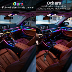 <span class=keywords><strong>Uniauto</strong></span> Magic Colour Smart, Luz Ambiental Universal, Kit de Iluminación Interior RGB Multicolor para Todos los Autos - Product Image 3
