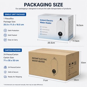 <span class=keywords><strong>Chauffe</strong></span>-<span class=keywords><strong>eau</strong></span> instantané sans réservoir 3,5-5,5 KW 110V/220V/240V avec affichage numérique intelligent pour salle de bain, cuisine, évier, douche, portable, sans réservoir - Product Image 6