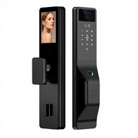Cerradura Inteligente para Puerta con Huella Dactilar, Contraseña, Llave Remota, Reconocimiento Facial, Desbloqueo de Seguridad Clase C para Puertas de Madera y Aleación de Aluminio