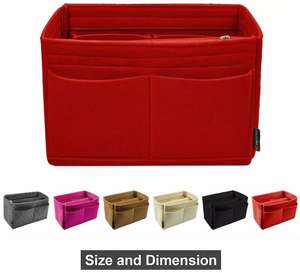 Tas <span class=keywords><strong>Organizer</strong></span> Ziplock Penyimpanan Terbaru 2024, Tas <span class=keywords><strong>Organizer</strong></span> Sisipan Tas Tangan, Tas <span class=keywords><strong>Organizer</strong></span> Makeup Beludru Mewah Baru - Product Image 3